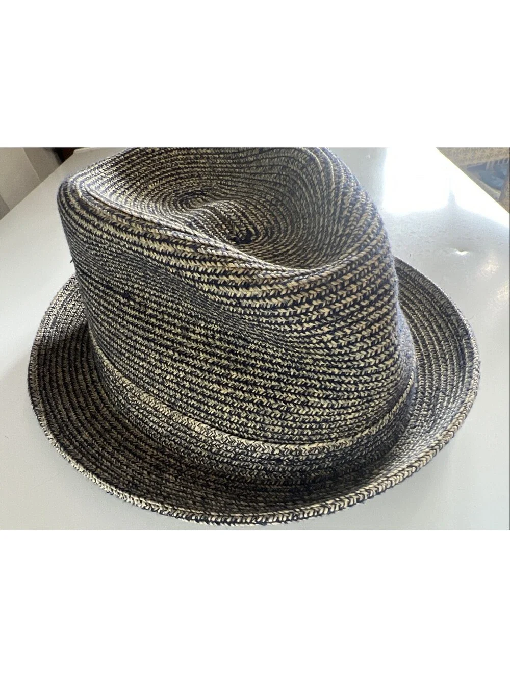 Country Gentleman mens hat Blue and white Classic look